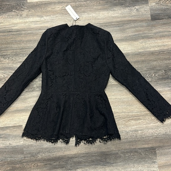Cupcakes & Cashmere Black Lace Fitted Blazer NWT sizes S and L - Picture 5 of 5